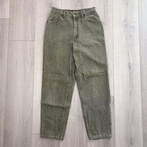 Levi's Womens 900 Series Vintage Mom Jeans Green 28